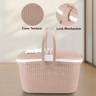 Hamlock Basket Ivory