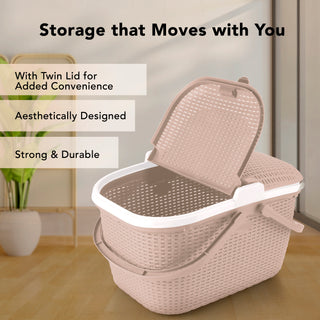 Hamlock Basket Ivory