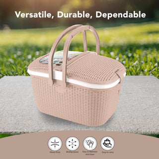 Hamlock Basket Ivory