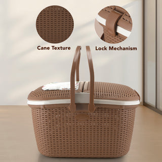 Hamlock Basket Light Brown