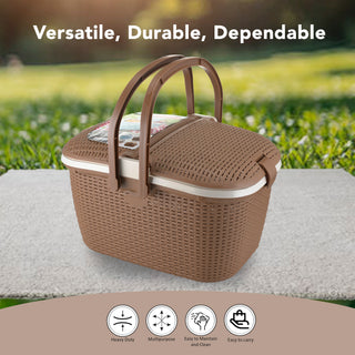 Hamlock Basket Light Brown