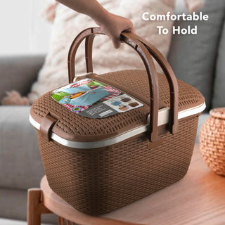 Hamlock Basket Light Brown