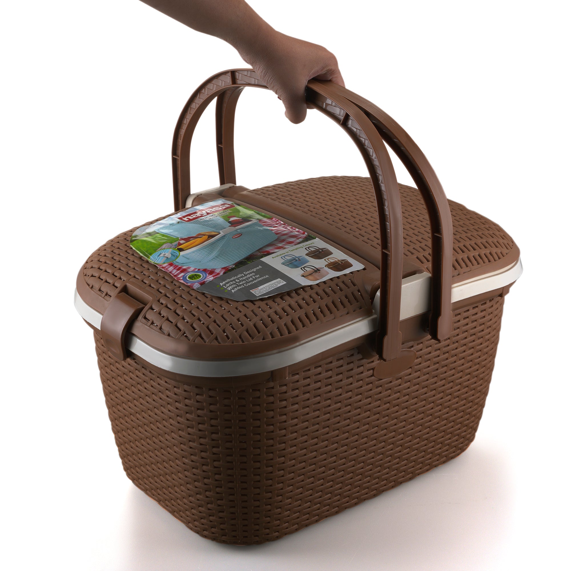 Hamlock Basket Brown