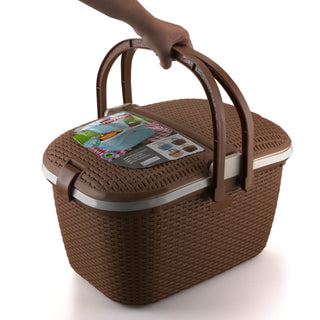 Hamlock Basket Brown