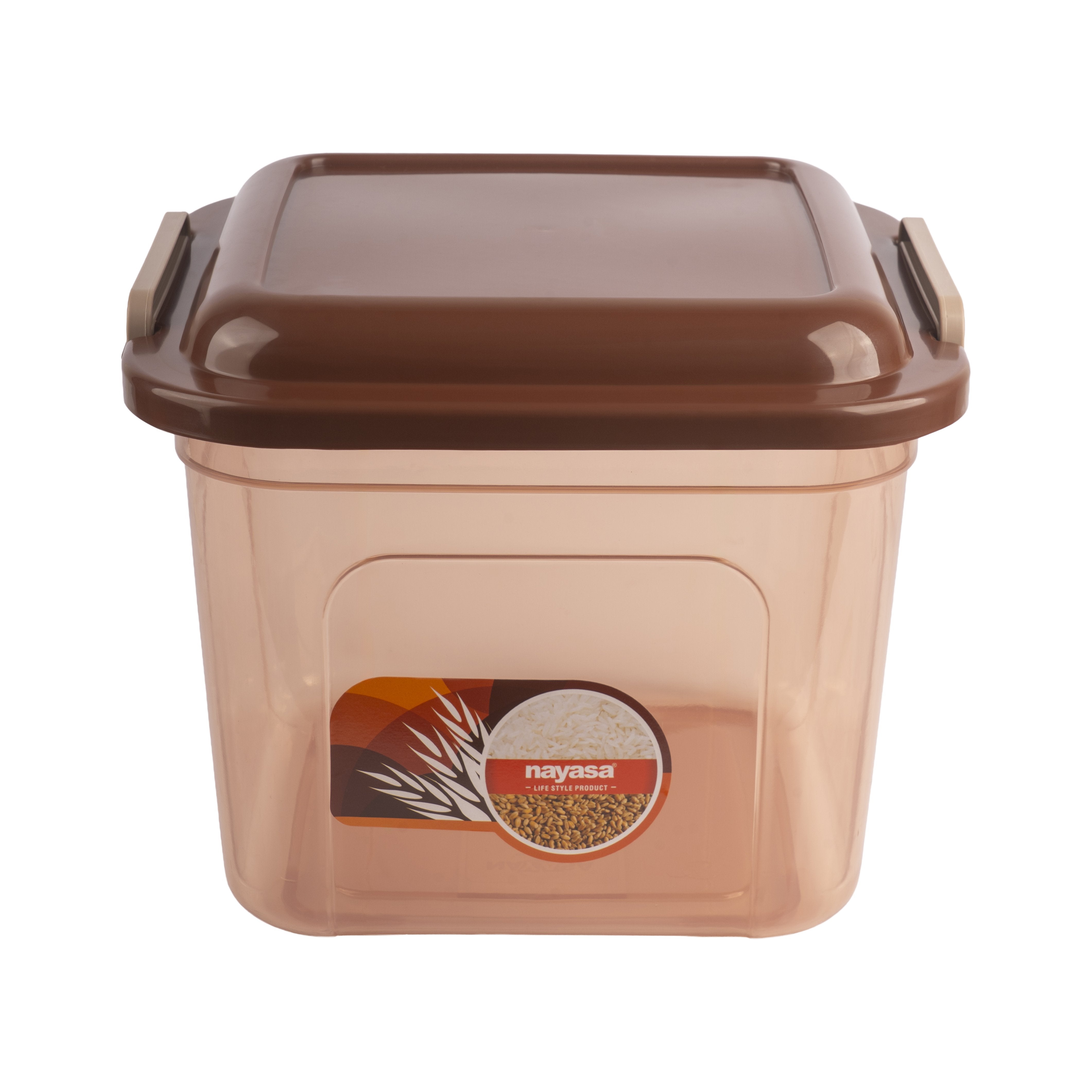 Store In Food Storage Jar Brown / 14 Ltr / Set of 1
