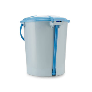 Army Print Pedal Dustbin Blue / 11.5 Ltr