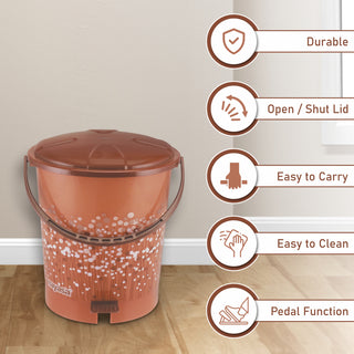 Funk Pedal Bin, 108 Brown