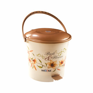 Pedal Dustbin Brown / 11.5 Ltrs
