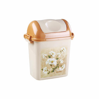 Swing Bin Dustbin Cream / 13.5 Ltrs