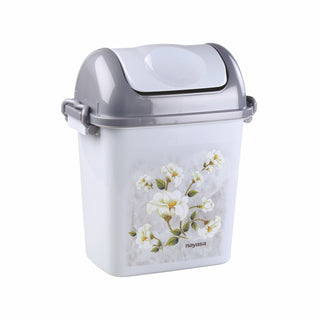 Swing Bin Dustbin Grey / 13.5 Ltrs