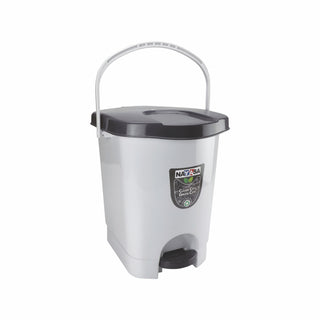 Pedal Dustbin Black / 11 Ltrs