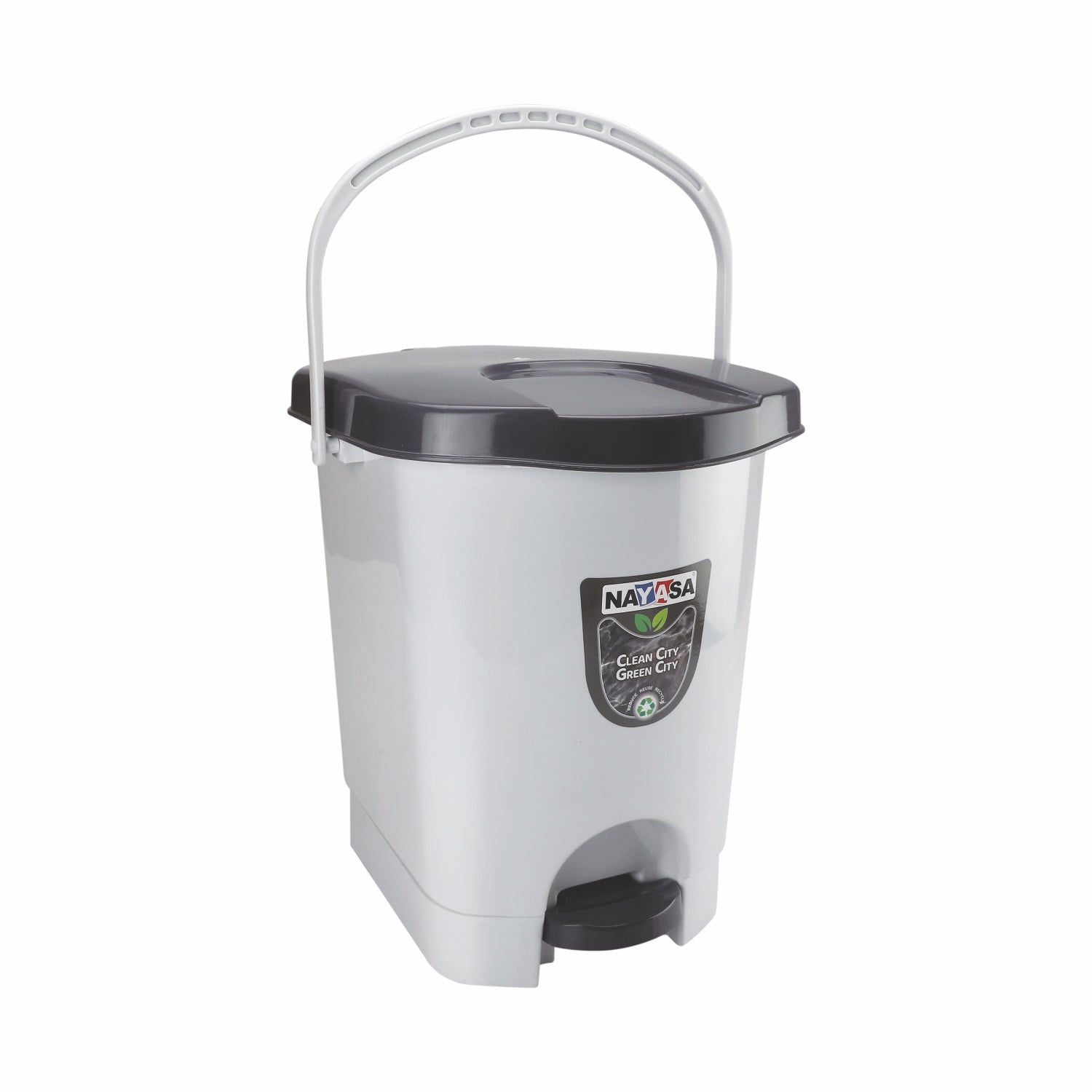 Pedal Dustbin Black / 16.5 Ltrs