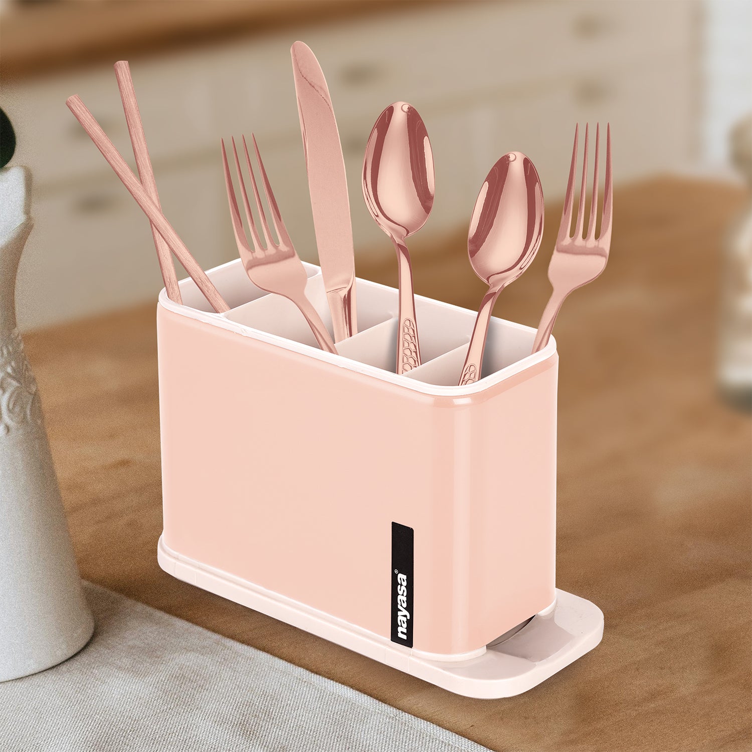 Tobler Cutlery Stand Peach