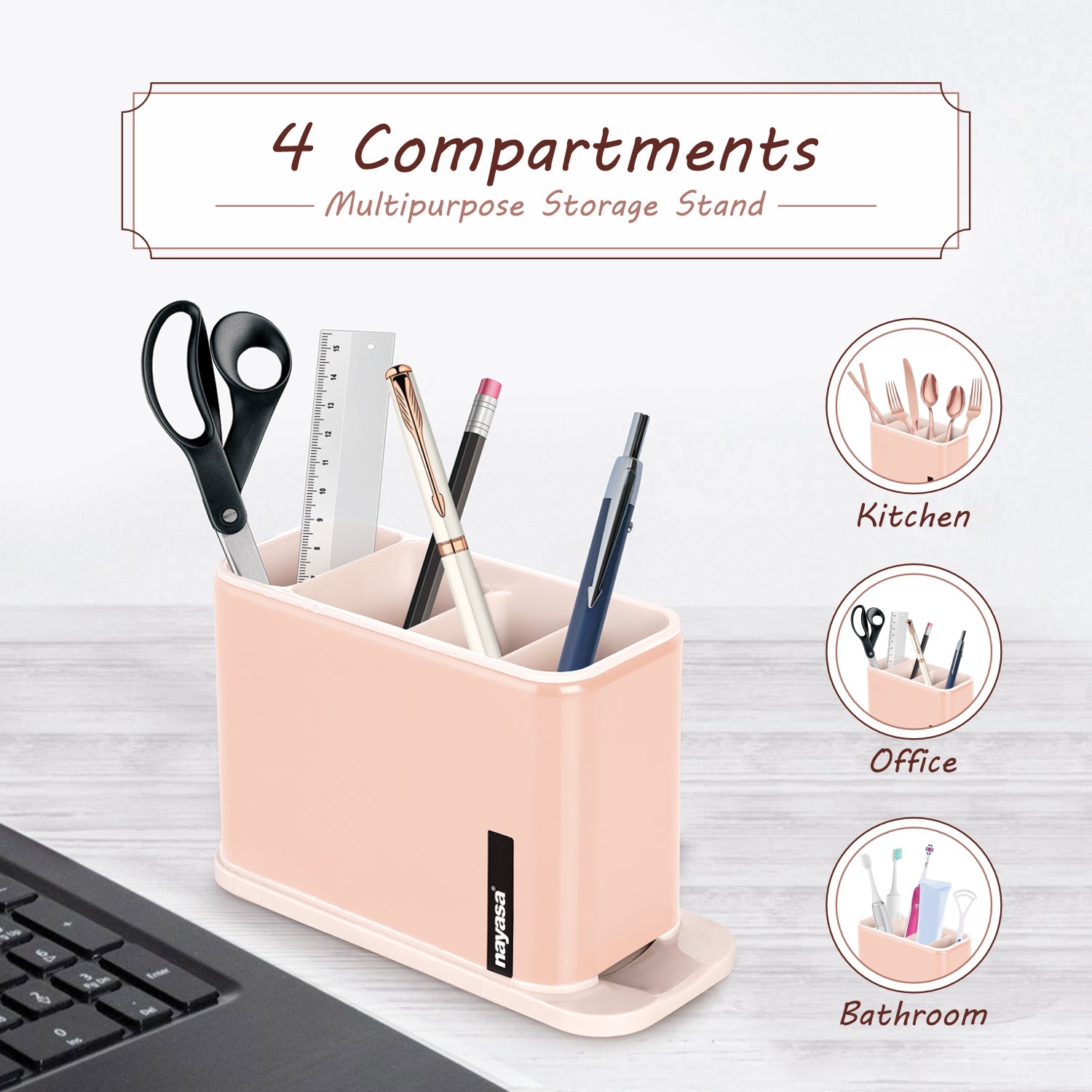 Tobler Cutlery Stand Peach