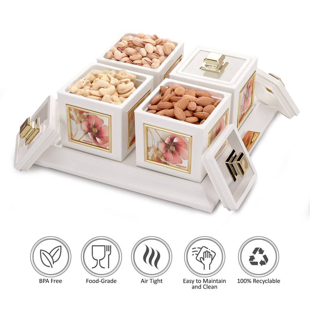 Mansion Dry Fruit Container Set of 4