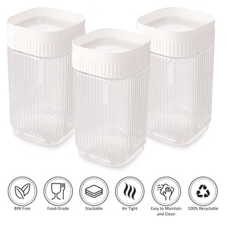 Refresh Food Storage Container White / 1550 ml / Set of 6