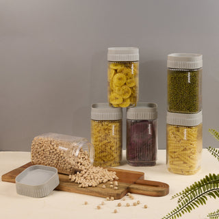 Refresh Food Storage Container Grey / 1550 ml / Set of 6