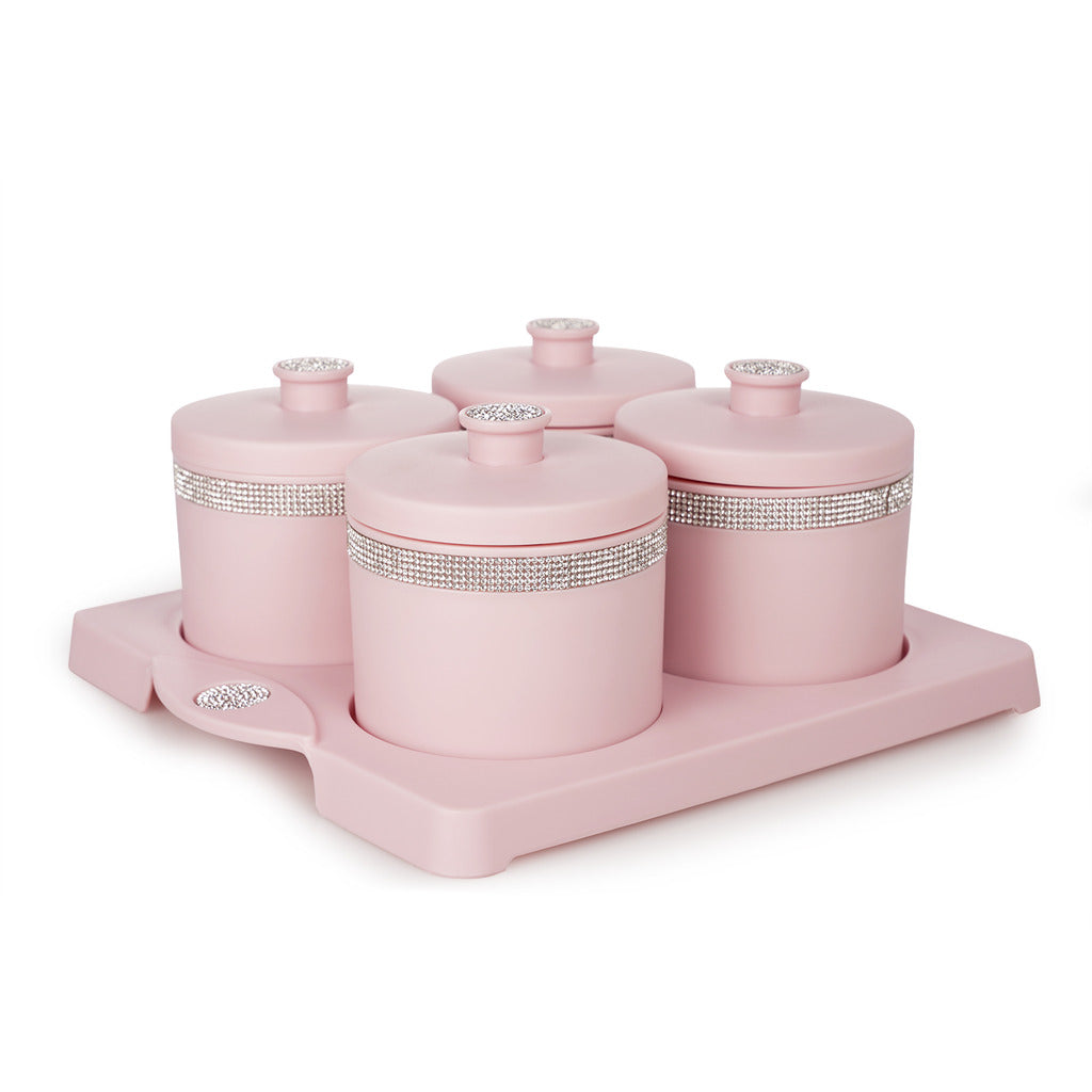 Sapphire Round Dry Fruit Container Set of 4