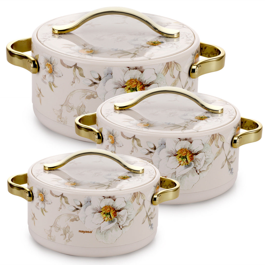 Bethany Casserole Set Of 3, Small ( 500ml, 1000ml, 1500ml )