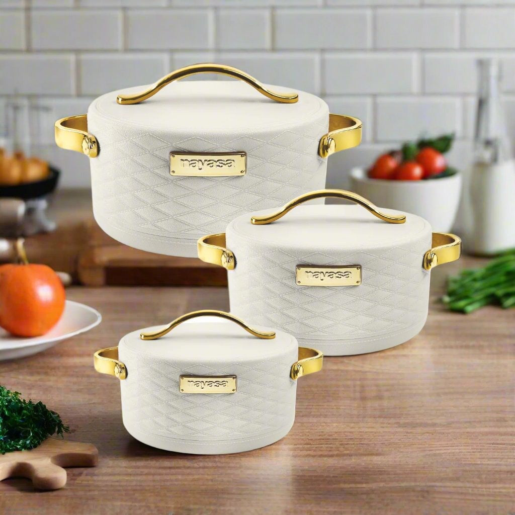 Tyson Casserole Set Of 3, Small ( 500ml, 1000ml, 1500ml )
