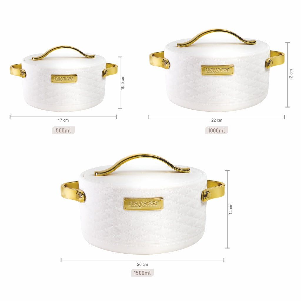 Tyson Casserole Set Of 3, Small ( 500ml, 1000ml, 1500ml )