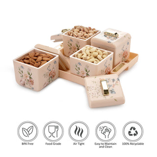 Miracle Dry Fruit Container Set of 4