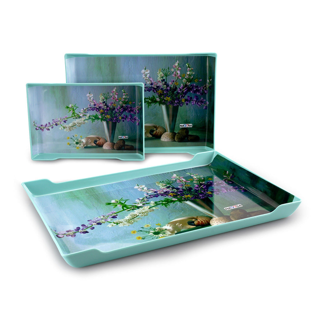 Diva Serving Tray Set Of 3 ( S + M + B )