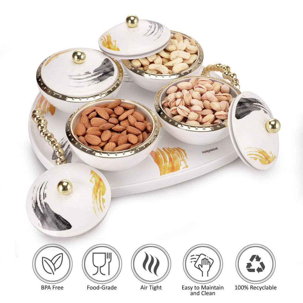 Classico Dry Fruit Container Set of 4