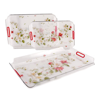 Modern Serving Tray Set Of 3 ( S + M + B )