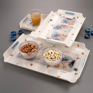 Modern Serving Tray Set Of 3 ( S + M + B )