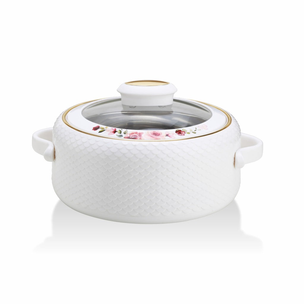 Coral Glass Lid Casserole, 1500ml