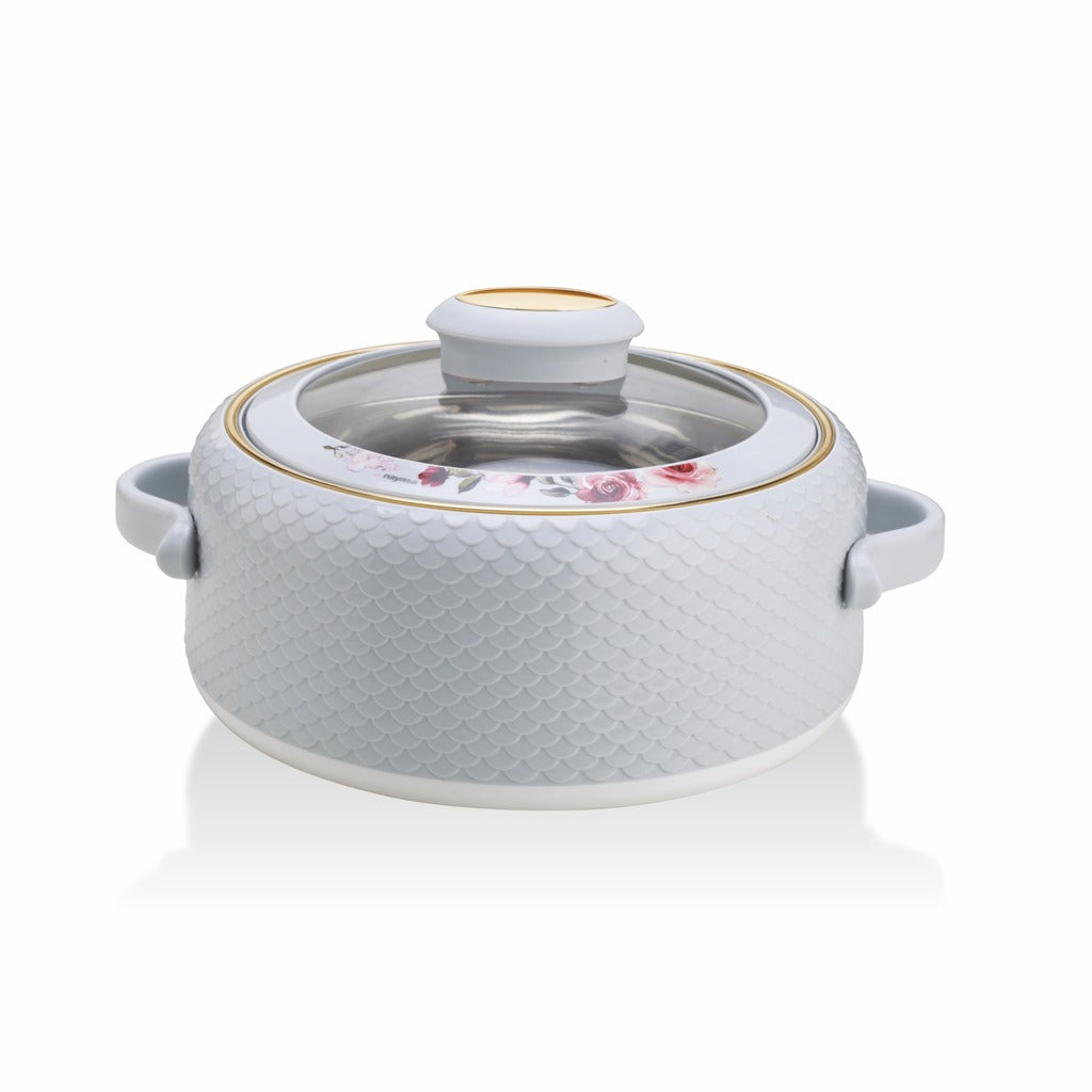 Coral Glass Lid Casserole, 2000ml