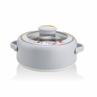 Coral Glass Lid Casserole, 2000ml