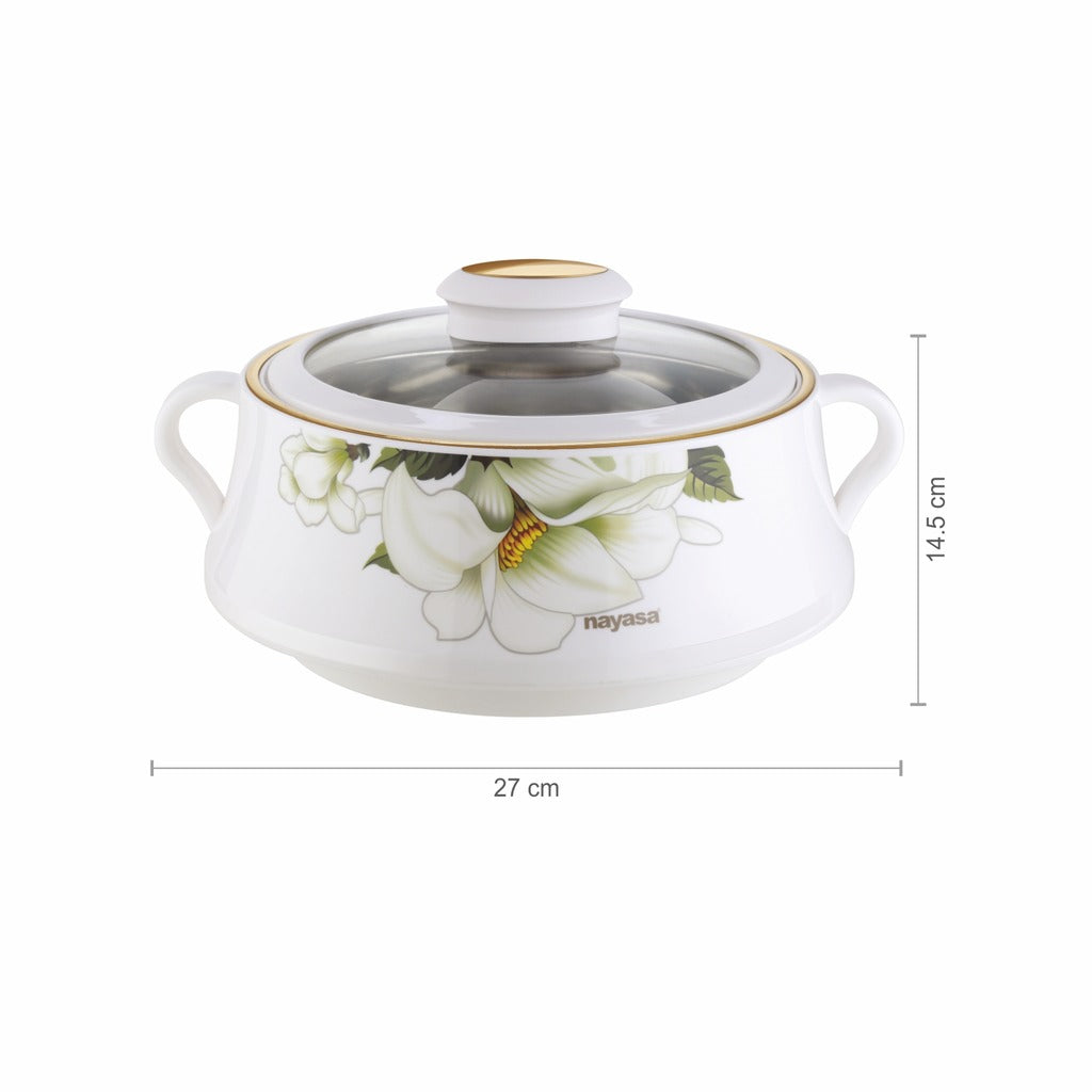 Lorenzo Glass Lid Casserole, 2000ml