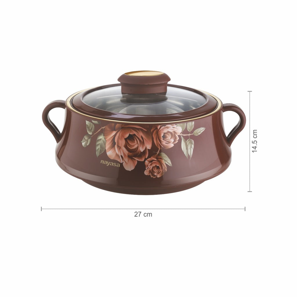 Lorenzo Glass Lid Casserole, 2000ml