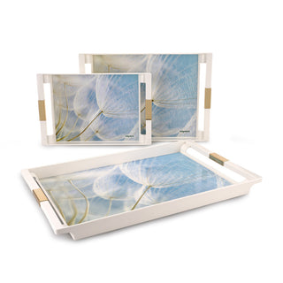 Deco Serving Tray Set Of 3 ( S + M + B )