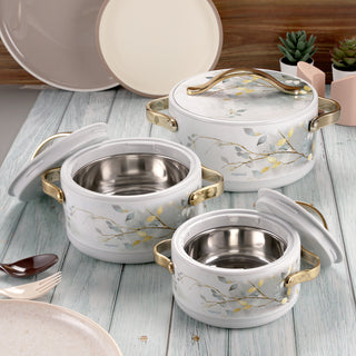 Bethany Casserole, Big Set ( 1000, 1500, 2000 ml ) Grey