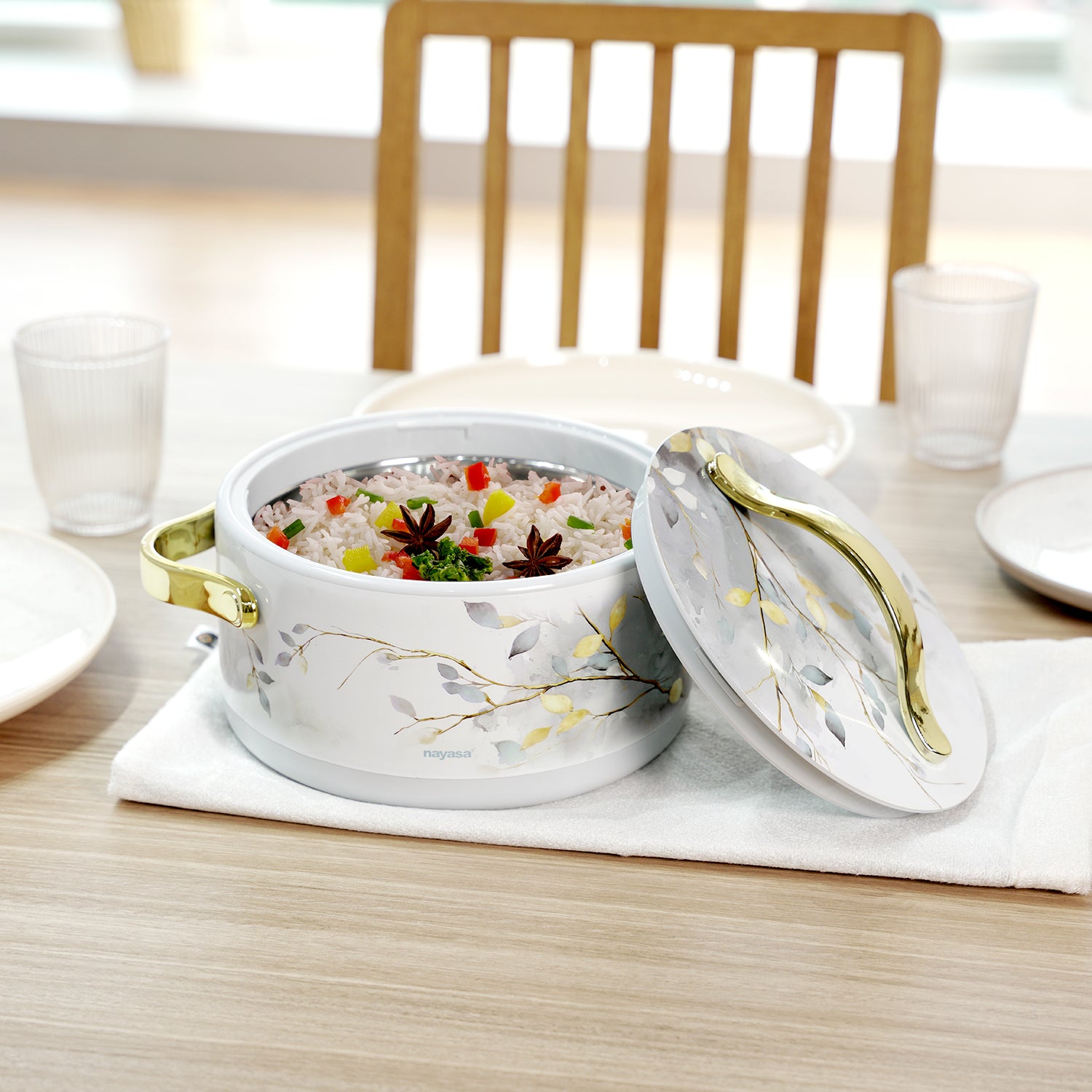 Bethany Casserole, Big Set ( 1000, 1500, 2000 ml ) Grey