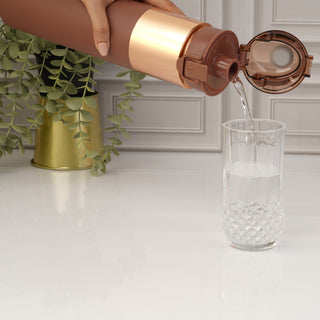 Saffron Copper Bottle