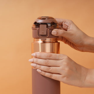 Saffron Copper Bottle