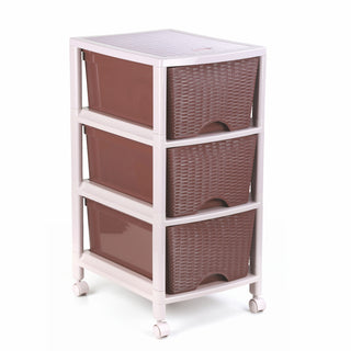 Cane Carnival Tuckins Brown / 3 Drawers