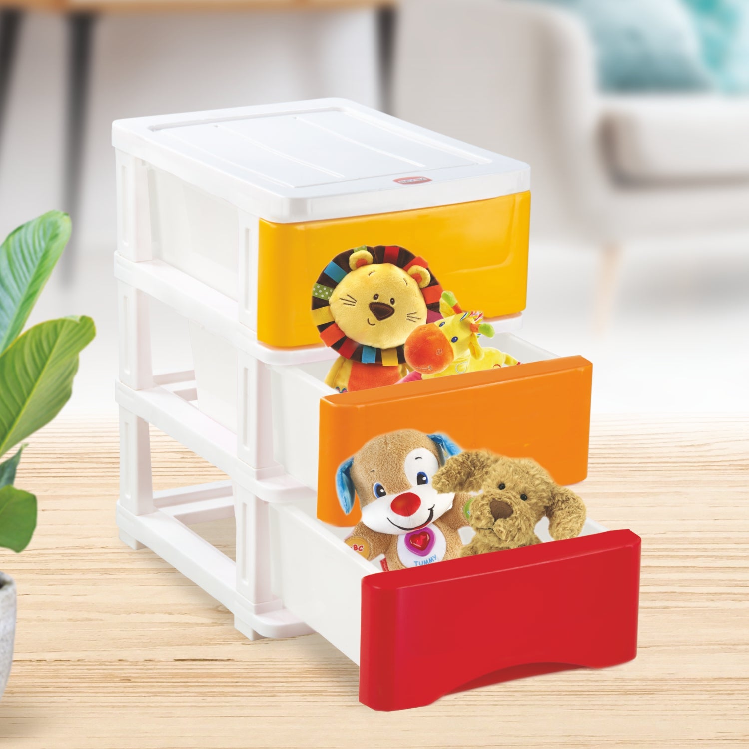 Rainbow Tuckins 4 Drawers