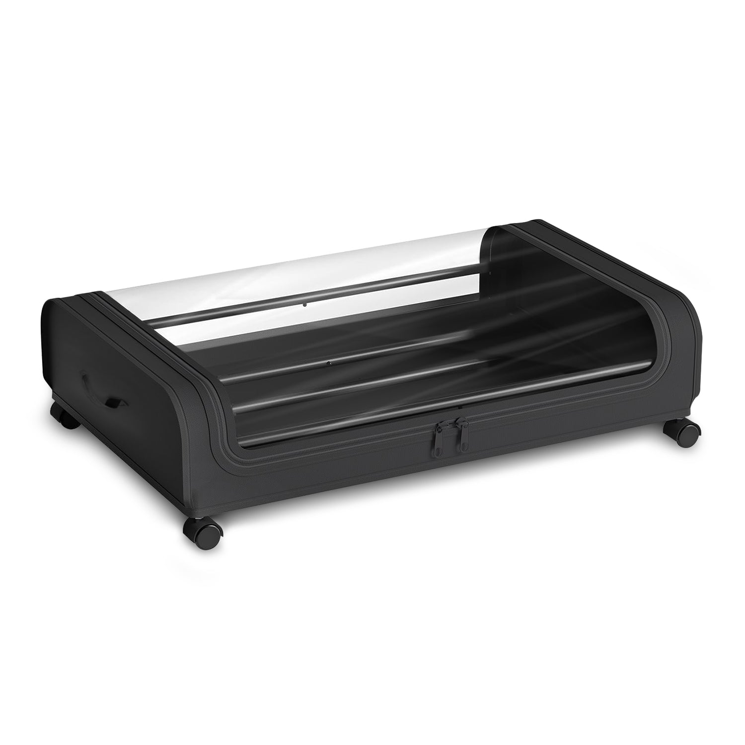 Under Bed Storage Box Black / Set of 1