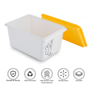 Stack N Store Yellow / 5 Ltrs / Set of 4