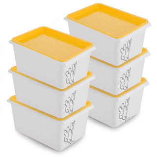 Stack N Store Yellow / 5 Ltrs / Set of 6