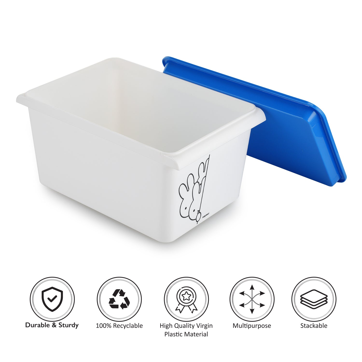 Stack N Store Blue / 5 Ltrs / Set of 12