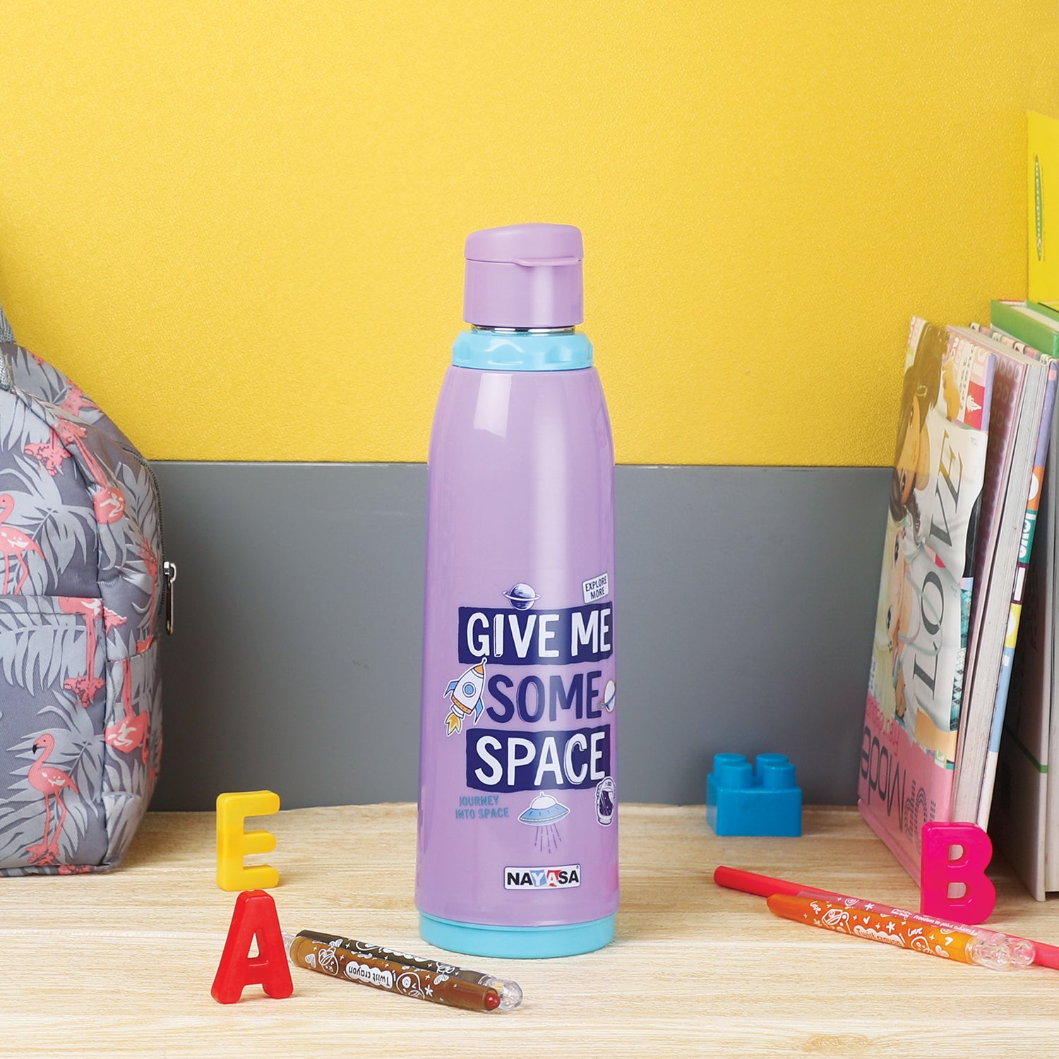 Krypton - 500ml, Insulated Inner steel Bottle, Blue