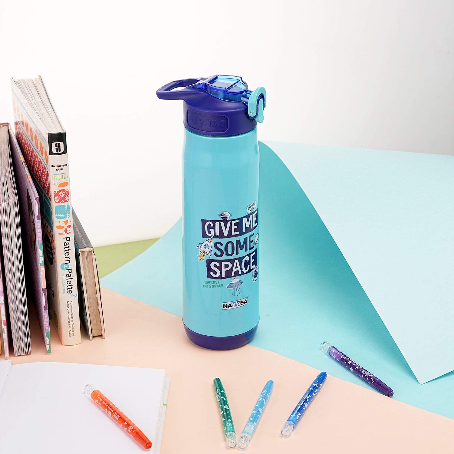 Adonis Inner Stainless Steel Water Bottle Blue / 620 ml