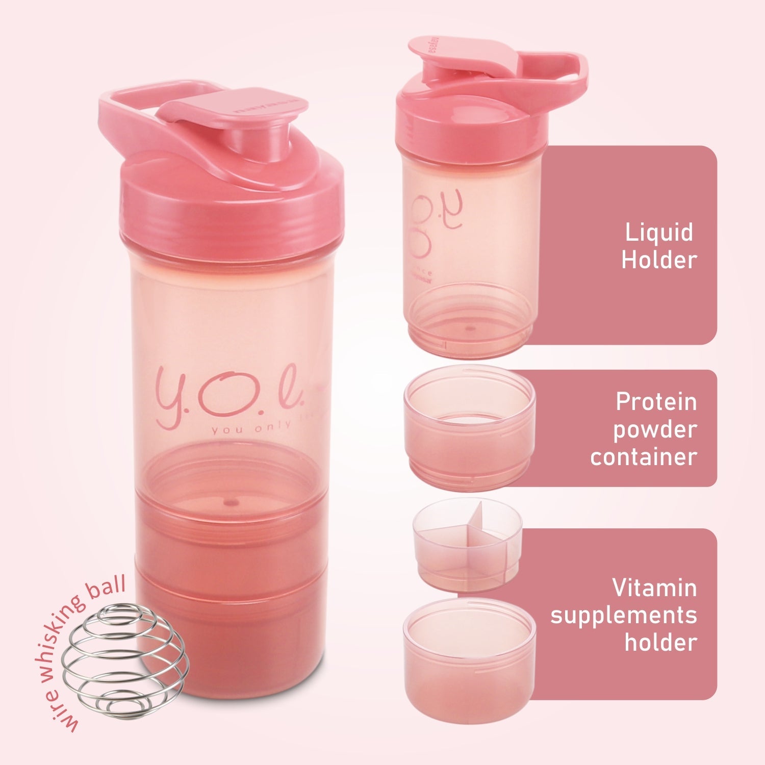 Cross Fit Gym Shaker, 630 ml
