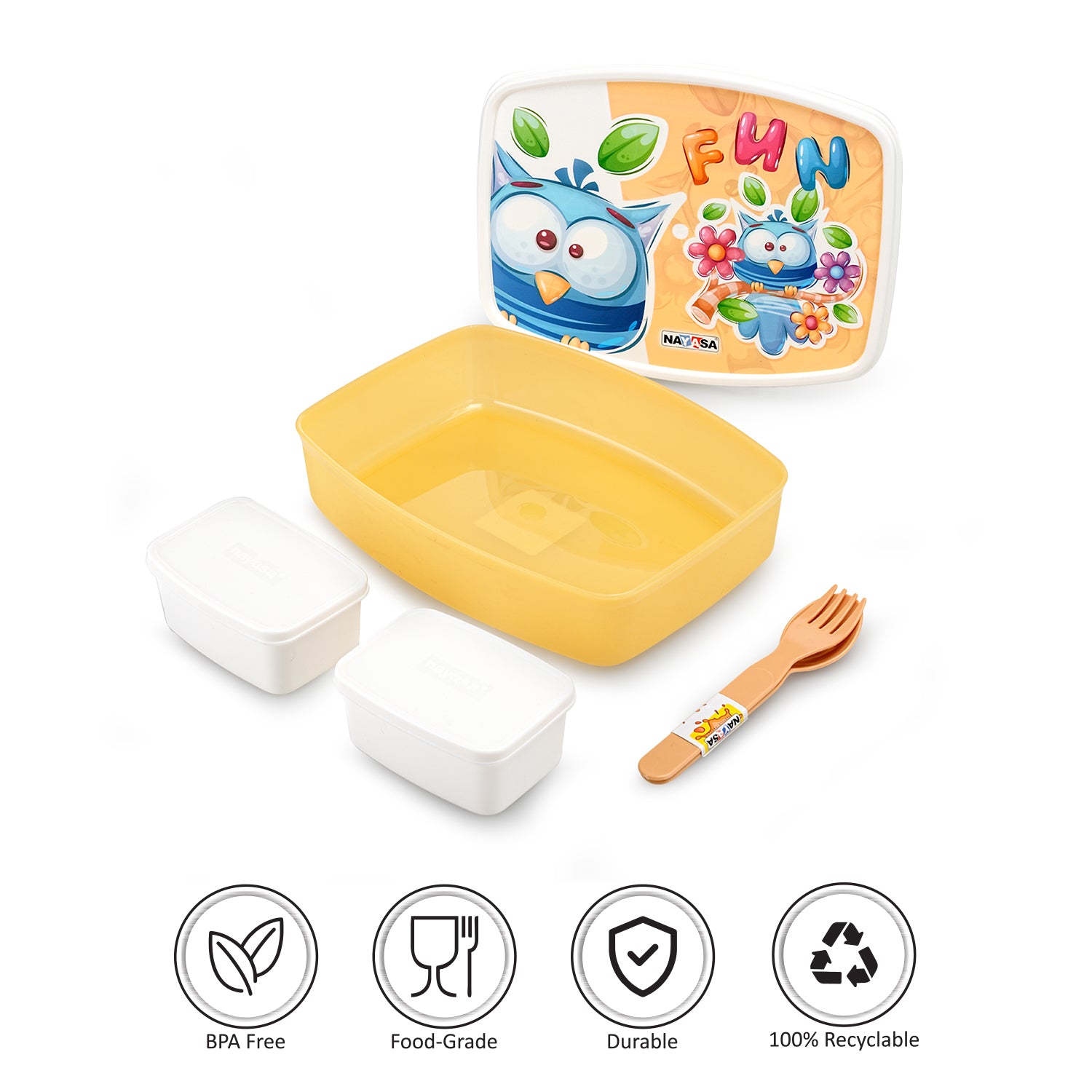 Witty DLX Big , Lunchbox Yellow / 1130ml